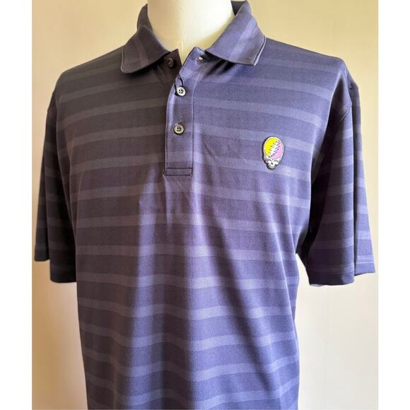 Grateful Dead Steal Your Face Bolle Performance Golf Polo (XL) NWT - Picture 5 of 5